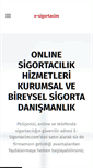 Mobile Screenshot of e-sigortacim.com